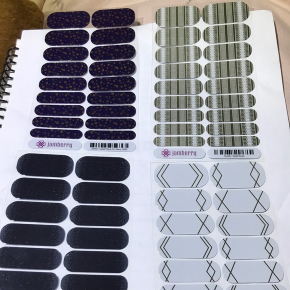Jamberry full sheets includes seaside sparkle - Picture 2 of 8